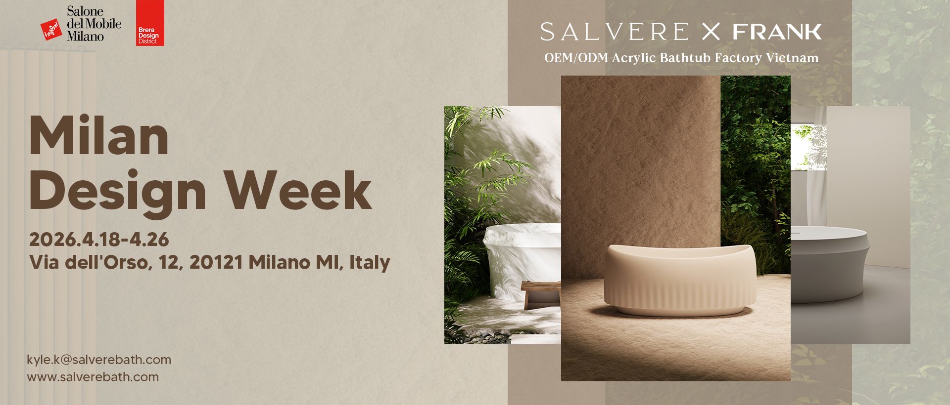 Salvere in Milan Design Week 2026